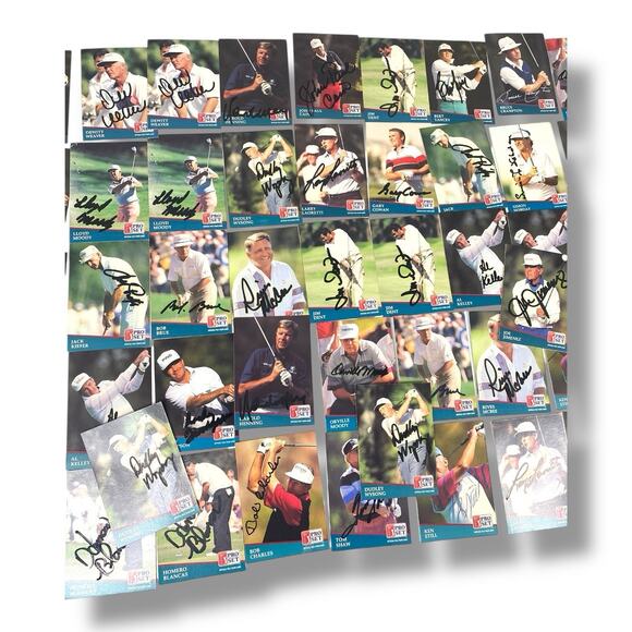 Lot of 50 1991 Pro-Set Signed Autographed Cards - Picture 3 of 4
